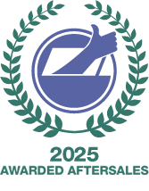 アフターセールスアワード2025 優秀賞:
技術や顧客満足に優れた販売店に贈られる賞です。
